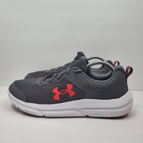 Under Armour Charged Assert 10 Men's Gray Running Sneakers 3026175-109 US Sz 13 - Picture 2 of 8
